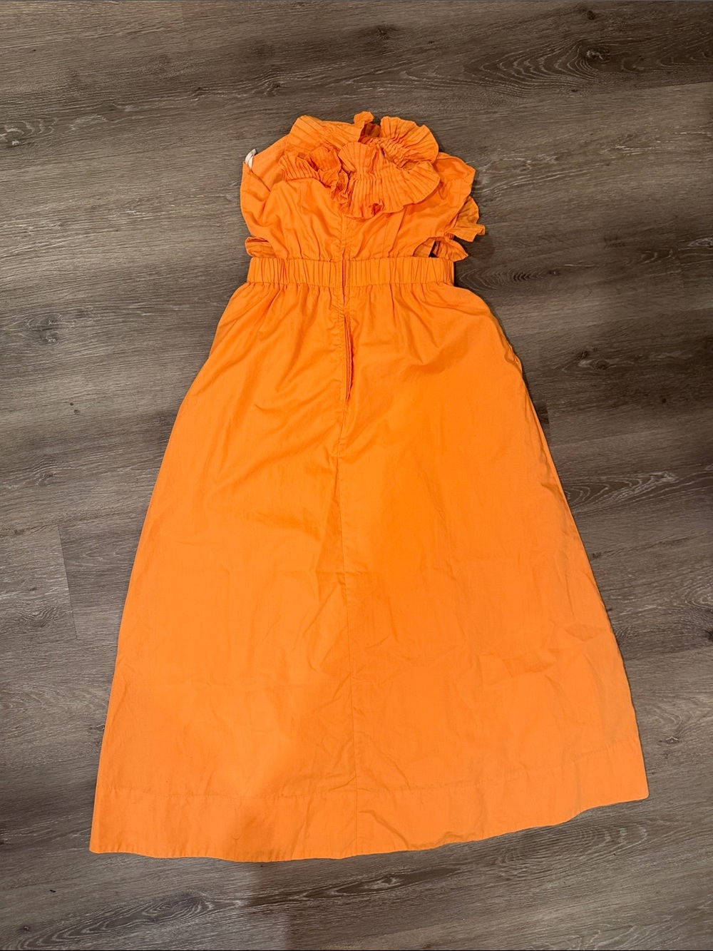 Sovere Rapture Maxi Dress Ruffled - Orange - Picture 5 of 7